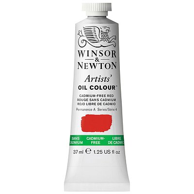 Краска масляная профессиональная Winsor&Newton «Artists' Oil», беcкадмиевый красный