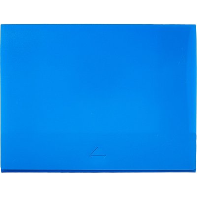 Папка-короб на клапане Attache А4 пластиковая синяя (0.5 мм, до 100 листов)
