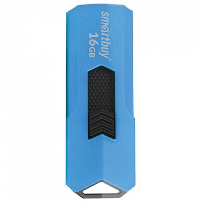 Флэш-диск 16 GB SMARTBUY Stream USB 2.0, синий