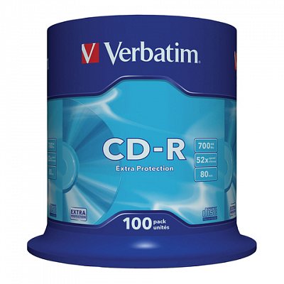 Носители информации Verbatim CD-R DL43411