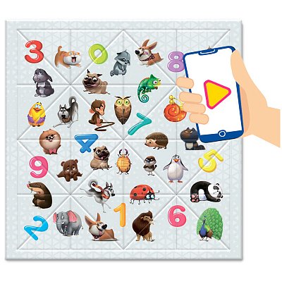 Пазл-головоломка 32 эл. ГЕОДОМ «Животные», 30×30.5см, с дополненной реальностью