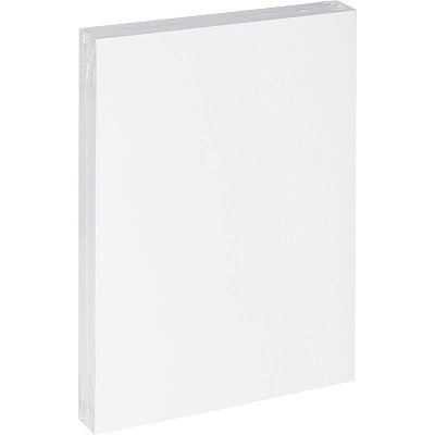 Обложки для переплета картонные А4 230 г/кв. м белые зернистая кожа (100 штук в упаковке)