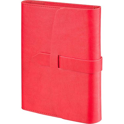 Ежедневник недатированный Bruno Visconti Senate искусственная кожа А5 136 листов красный (175×235 мм)