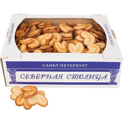 Печенье слоеное Северная Столица Валентинки 2.5 кг