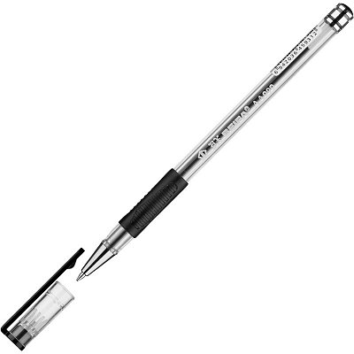 Ручка шариковая Beifa АА999 0,5мм черный с рез.манж.