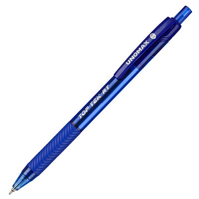 Ручка шариковая автоматическая Unomax Top Tek RT, д. ш0.5мм, лин0.3мм, син, манж