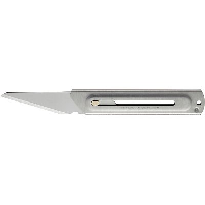 Нож OLFA 20 мм хозяйственный с выдвижным лезвием, из нерж. стали (OL-CK-2)