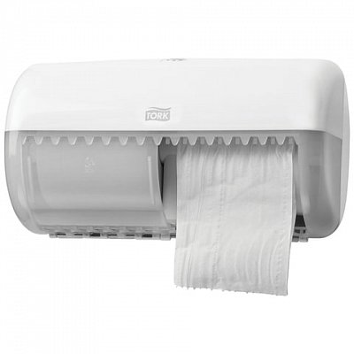Держатель для туалетной бумаги Tork 557000 белый на два рулона