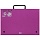 Папка-портфель 13 отделений Berlingo «Skyline», А4, 328×285мм, 700мкм, розовая