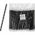 превью Трубочки для коктейлей Fresh прямые черные длина 210 мм 500 штук в полиэтиленовых упаковках