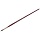 Кисть художественная синтетика бордовая Гамма «Вернисаж», круглая №18, длинная ручка