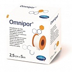Пластырь фиксирующий Omnipor 2.5×500 см нетканая основа