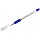Ручка шариковая Crown «Low Vis» синяя, 0.7мм, грип
