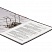 превью Папка-регистратор ОФИСМАГ, фактура стандарт, с мраморным покрытием, 75 мм, красный корешок