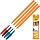 Ручки шариковые BIC «Orange Original Fine», НАБОР 4 шт., СИНИЕ, узел 0.8 мм, линия письма 0.3 мм, пакет