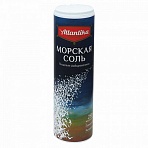 Соль пищевая 250 г «Морская» мелкая, йодированная, пластиковая туба с дозатором, АТЛАНТИКА
