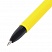 превью Ручка шариковая настольная BRAUBERG «SMILE», СИНЯЯ, корпус желтый, узел 0.7 мм, линия письма 0.35 мм