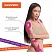 превью Кинезио тейп/лента для лица и тела, омоложение и восстановление, 5 см х 5 м, розовый, DASWERK