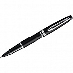 Ручка-роллер Waterman «Expert Matt Black PT» черная, 0.8мм, подарочная упаковка