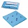 Салфетка VILEDA «Бризи», комплект 25 шт., объемное микроволокно, голубая, 35×35 см