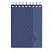 превью Блокнот А6.80л, кл, греб, мат. ламин, тонир. блок КОМУС Art Deco Синий
