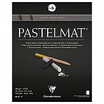 Альбом для пастели 12л. 240×300мм на склейке Clairefontaine «Pastelmat», 360г/м2, бархат, антрацит