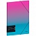 превью Папка для тетрадей на резинке Berlingo «Radiance» А5+, 600мкм, розовый/голубой градиент, с рисунком