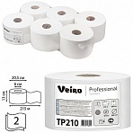 Туалетная бумага в рулонах Veiro Comfort TP210 2-слойная 6 рулонов по 215 метров