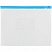 превью Папка-конверт на молнии OfficeSpace A4, прозрачная, 150мкм, молния синяя
