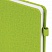 превью Ежедневник недатированный А5 (138×213 мм) BRAUBERG «Finest», 136 л., кожзам, резинка, зеленый