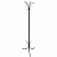 превью Вешалка-стойка «Нова-3», 1.83 м, основание 56 см, 5 крючков, металл, черная