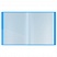 превью Папка с 20 вкладышами Berlingo «Neon», 17мм, 1000мкм, голубой неон, с внутр. карманом