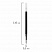 превью Стержень гелевый BRAUBERG 110 мм, для автоматических ручек, евронаконечник, 0.5мм, черный