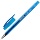 Ручка гелевая BRAUBERG «Officer» автоматическая, корпус прозрачный, синие вставки, толщ. письма 0.5 мм, синяя