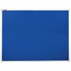 Доска пробковая BRAUBERG с текстильным покрытием, для объявлений, 60?90 см, синяя