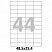 превью Этикетки самоклеящиеся Office Label 48.5×25.4 мм (44 штуки на листе A4, 100 листов в упаковке)