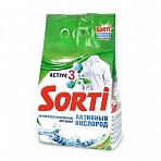 Порошок стиральный автомат Sorti Активный кислород 2.4 кг (для белого белья)