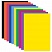 превью Цветная бумага А4 мелованная САМОКЛЕЯЩАЯСЯ, 10 листов 10 цветов, в пакете, 80 г/м2, BRAUBERG, 210×297 мм