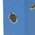 превью Папка-регистратор BRAUBERG с покрытием из ПВХ, 80 мм, с уголком, голубая (удвоенный срок службы)