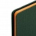 превью Блокнот А5 (148×218 мм), BRAUBERG «DUO» под кожу с резинкой, 80 л., клетка, оранжевый/зеленый