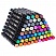 превью Маркеры для скетчинга Deli двухсторонние 60 цветов (толщина линии 1-6 мм)