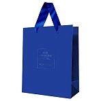 Пакет подарочный 18×23×10см MESHU «Классика. Синий», ламинированный
