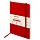Блокнот-скетчбук А5 (130×210 мм), BRAUBERG ULTRA, под кожу, 80 г/м2, 96 л., без линовки, красный