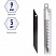 превью Лезвия для канцелярских ножей Berlingo, 9мм, 5шт., черный цвет, блистер, европодвес