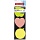 Блок самоклеящийся (стикер), фигурный, BRAUBERG, НЕОНОВЫЙ, в форме яблока, 70×70 мм, 400 листов, 5 цветов, отверстие для ручки