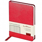 Ежедневник недатированный Bruno Visconti Megapolis искусственная кожа A6 100 листов красный (87×131 мм)