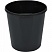 превью Корзина для мусора 19 л пластик черная (32×32 см)