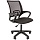 Кресло оператора Helmi HL-M96 R «Airy», спинка сетка черная/сиденье ткань черная, пиастра