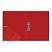превью Папка с боковым зажимом СТАММ «Стандарт» А4, 17мм, 700мкм, пластик, красная