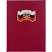 превью Папка адресная с флагом и гербом, балакрон (красный шелк)